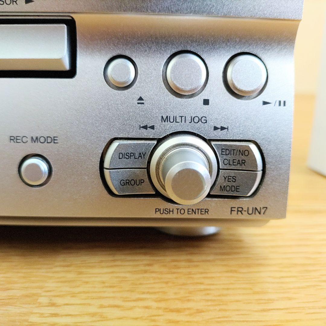 [動作確認済] ONKYO DVD/CD/MD チューナーアンプ FR-UN7