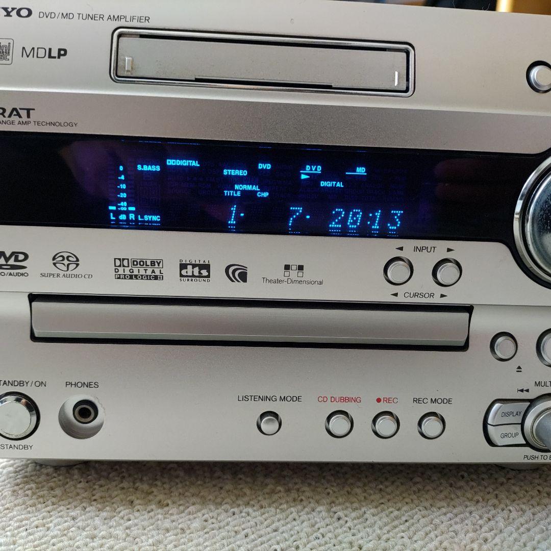 [動作確認済] ONKYO DVD/CD/MD チューナーアンプ FR-UN7