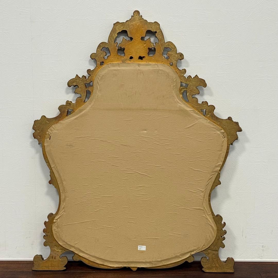 H21K95a アンティーク調 フレンチスタイル ロココ調ミラー