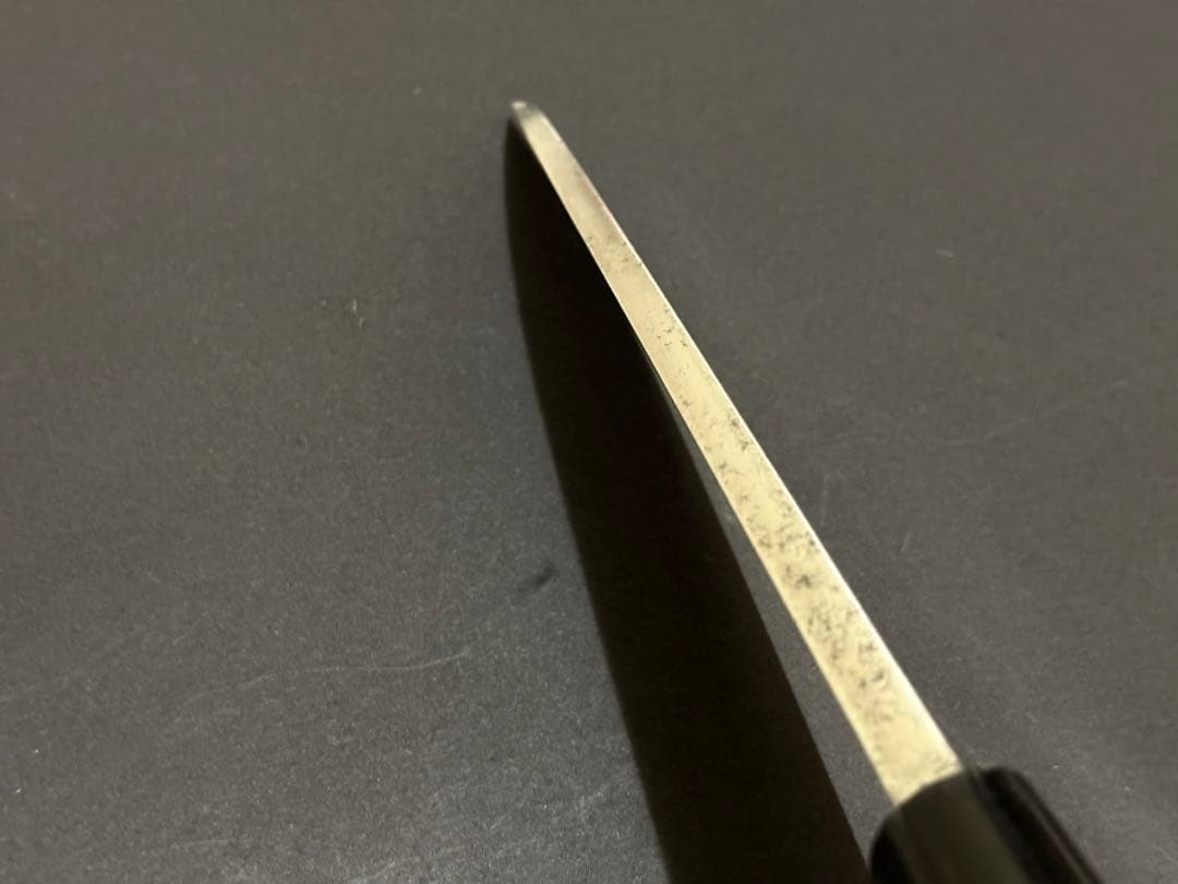 左文 出刃包丁 165mm 霞 白鋼 白紙