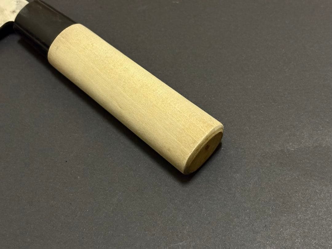 左文 出刃包丁 165mm 霞 白鋼 白紙