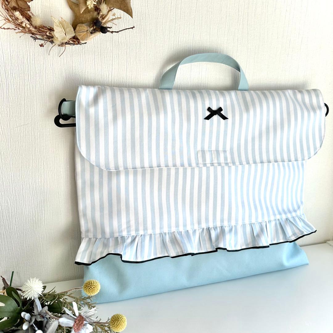 眠り猫様　レッスンバッグ　手提げ　防災頭巾カバー　入園入学　女の子　ハンドメイド