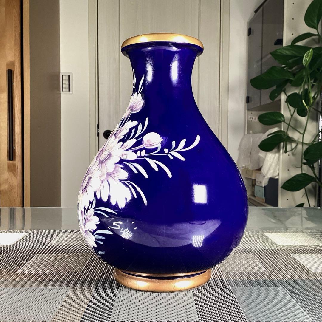 KERAMOS R.Capodimonte 花瓶　イタリア　ヴィンテージ　サイン