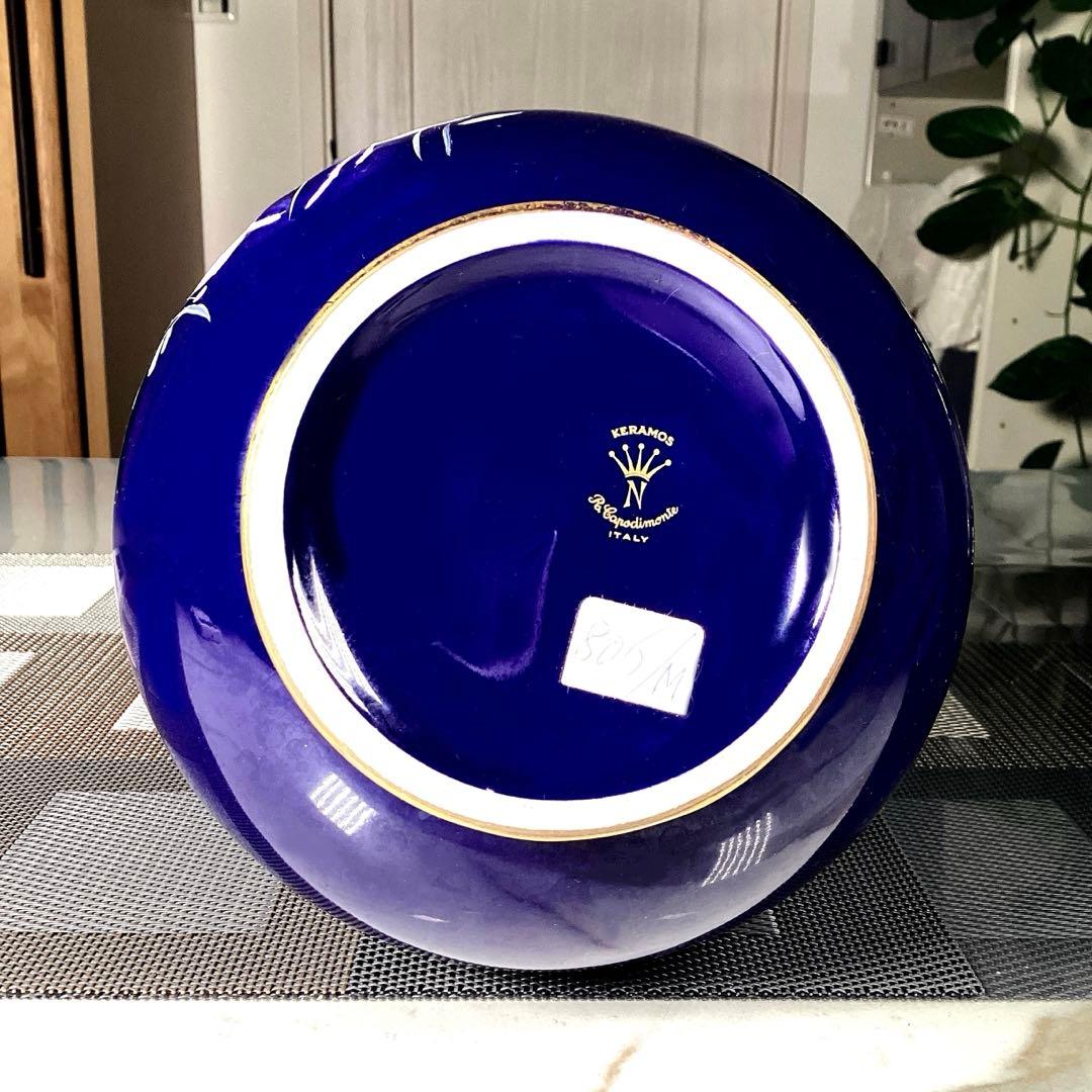 KERAMOS R.Capodimonte 花瓶　イタリア　ヴィンテージ　サイン