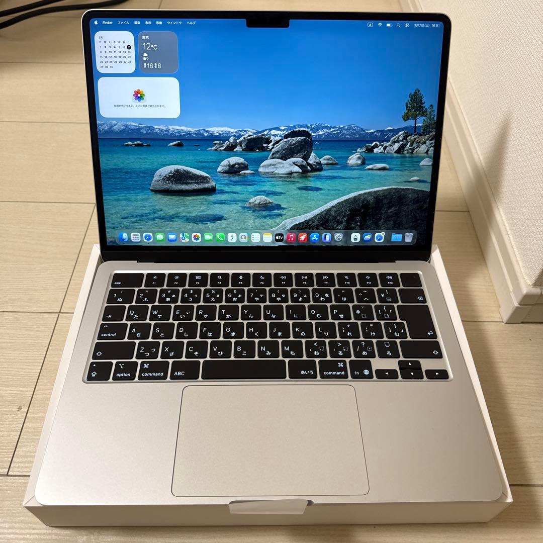 MacBook Air M4 13インチ 24G/512G AppleCare付