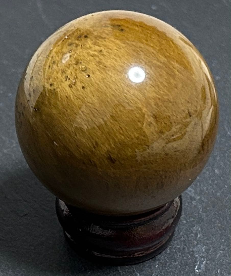 ゴールデンルチルクォーツ丸玉　175g