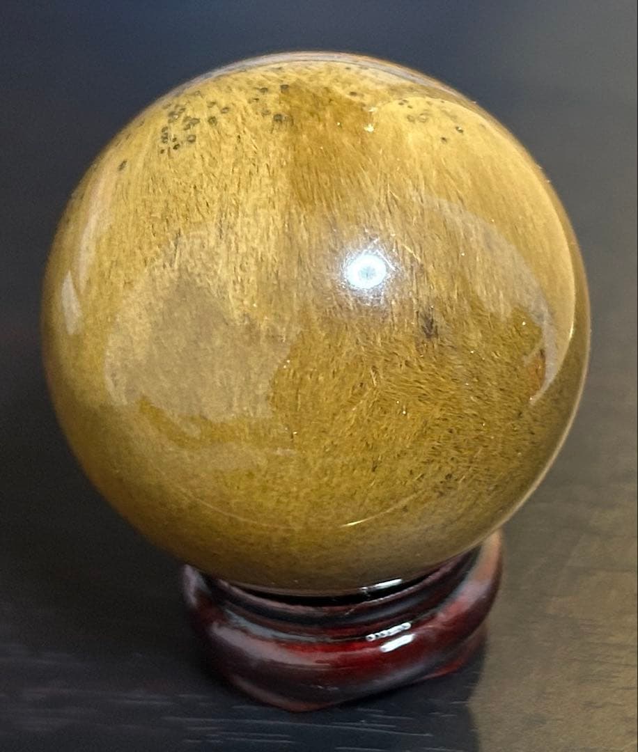 ゴールデンルチルクォーツ丸玉　175g