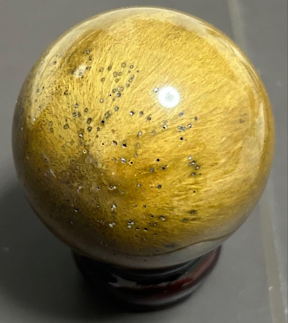 ゴールデンルチルクォーツ丸玉　175g