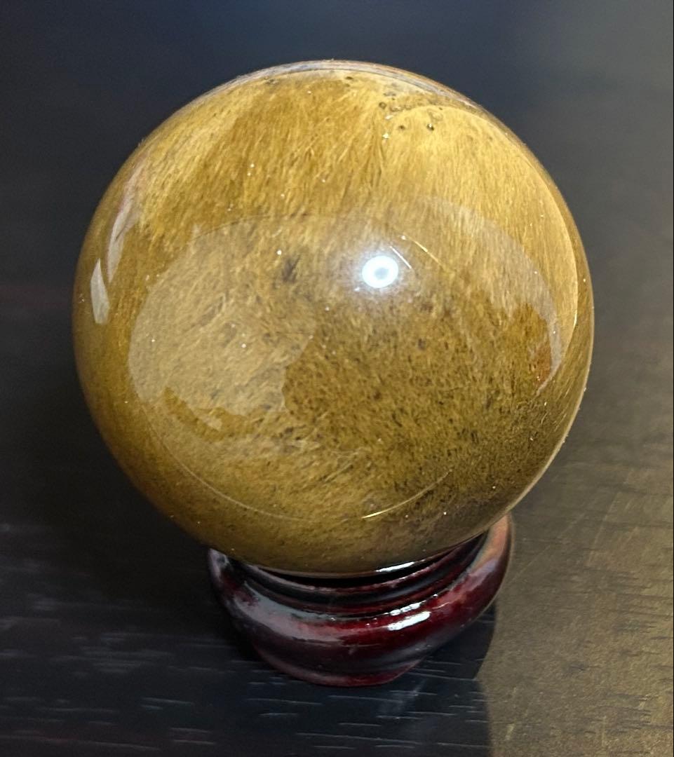 ゴールデンルチルクォーツ丸玉　175g