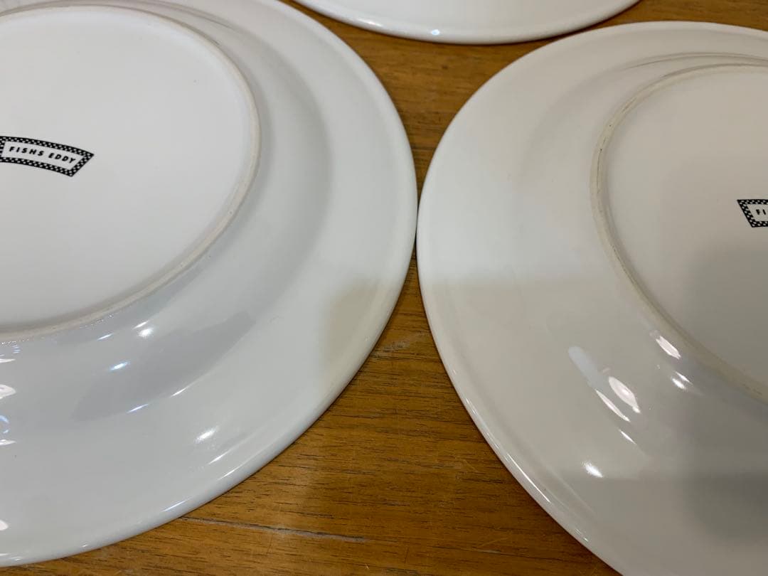 N0726-12★恐らく未使用 FISHS EDDY プレート 約26㎝ 6枚