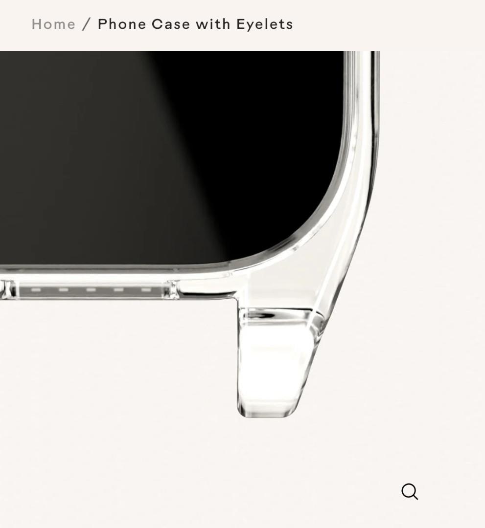 XOUXOU iPhone 16 Pro クリアケース　ストラップ対応