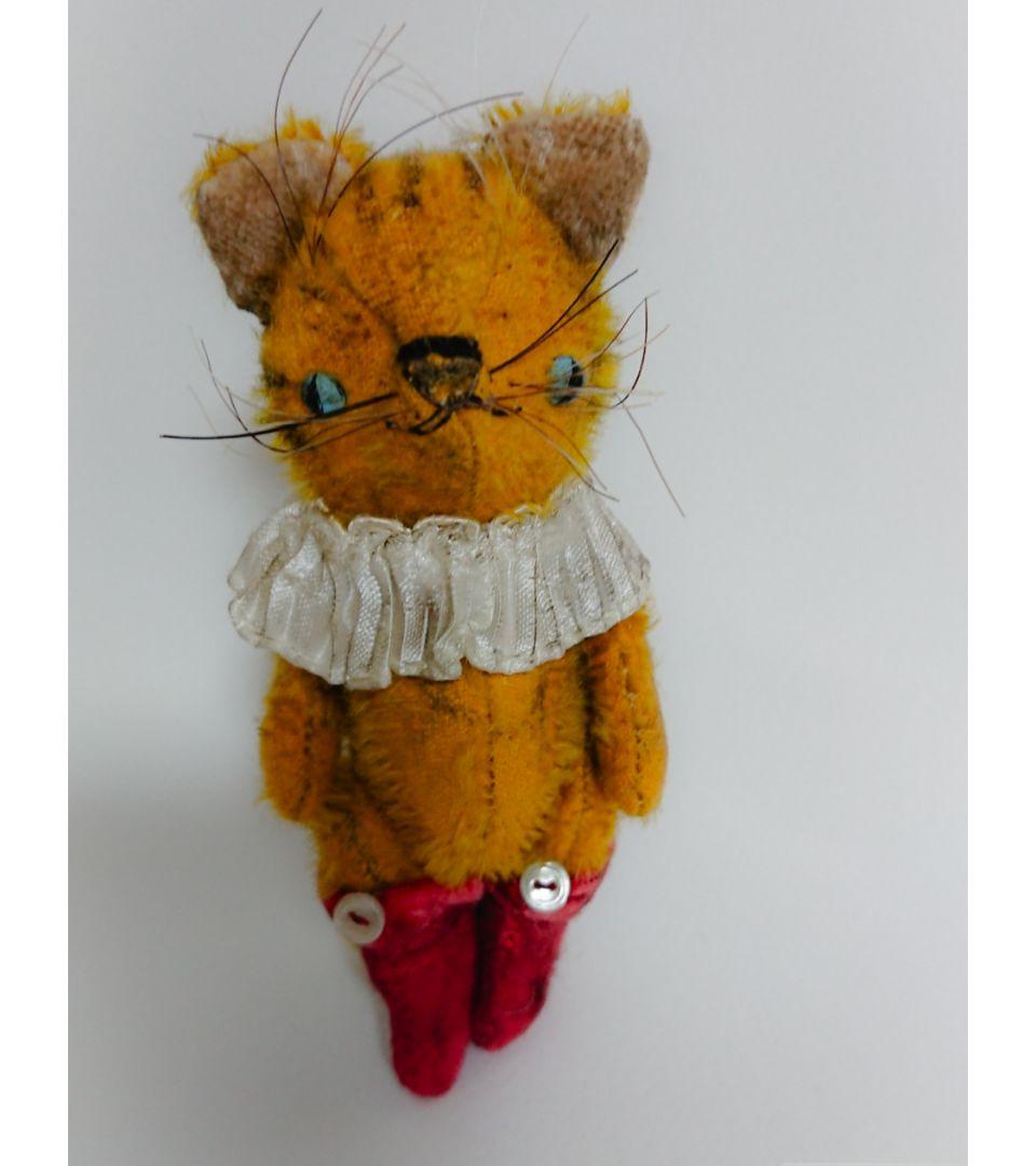 最終値下げ加藤日砂ミニチュア・レア・長靴をはいたトラ猫