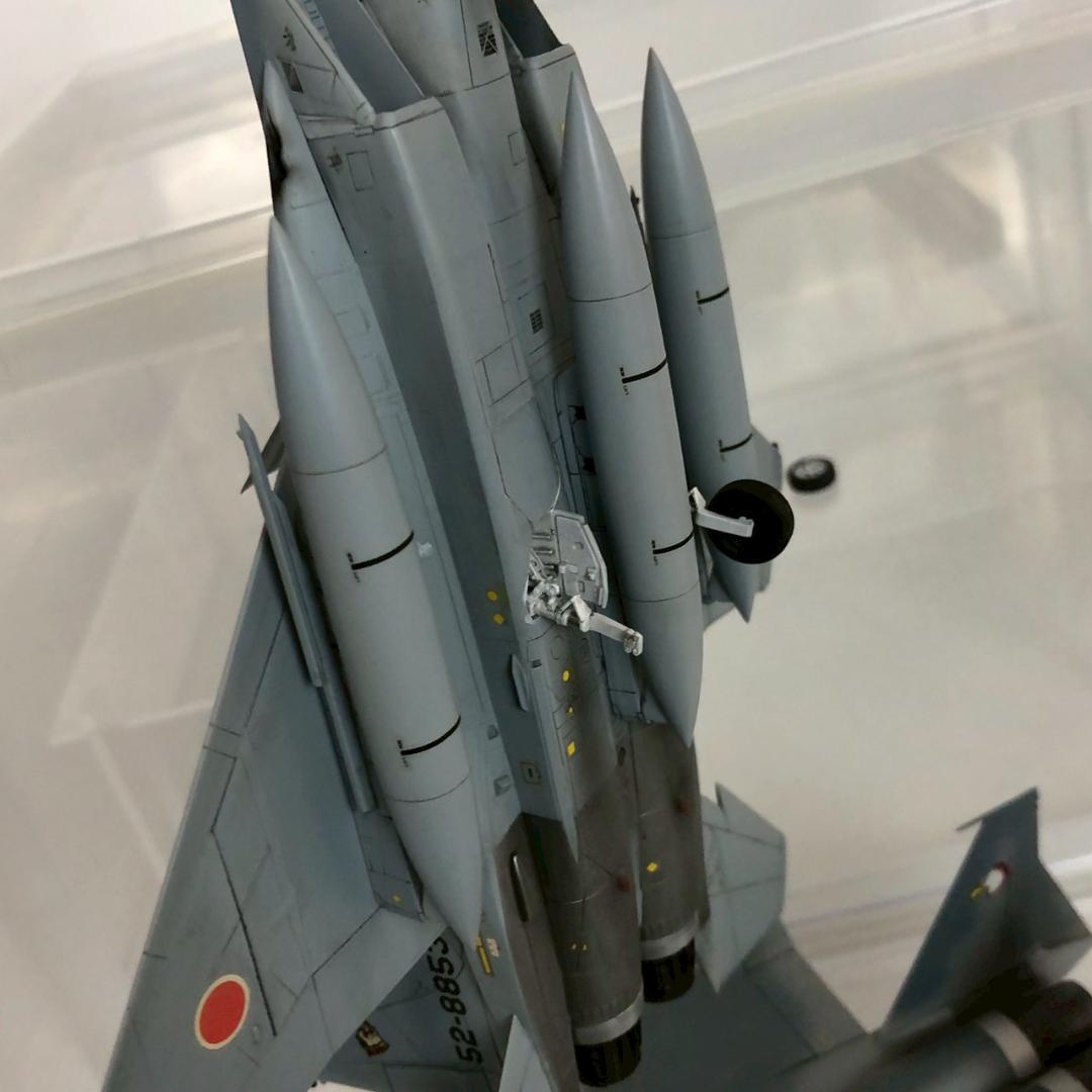 航空自衛隊 F-15 戦闘機 模型 1/72 完成品 2機セット ジャンク扱い