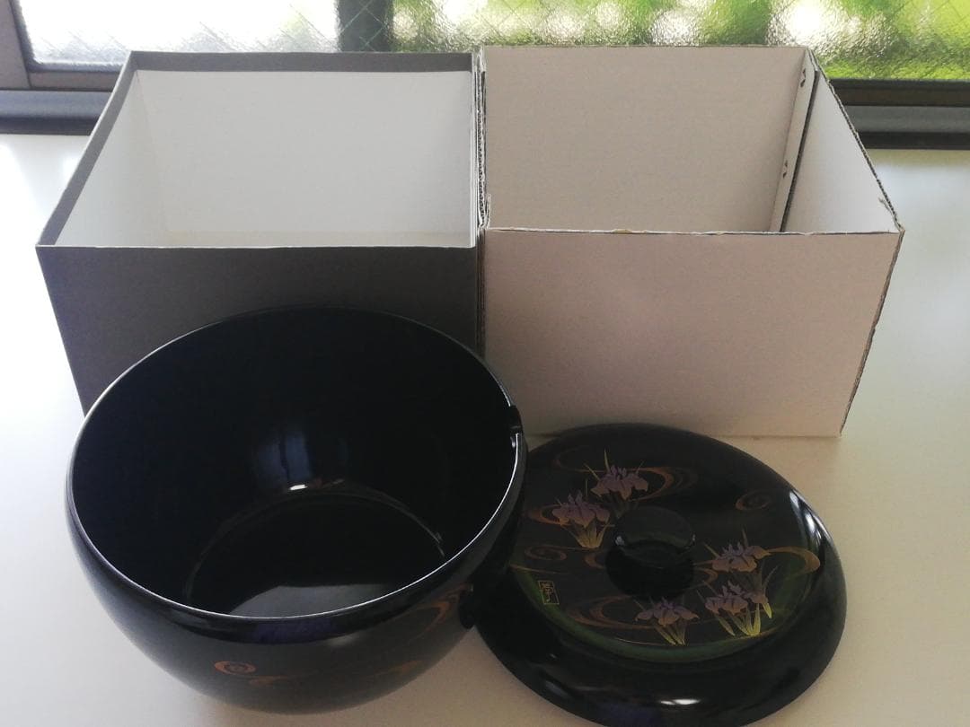 加賀の銘品 加賀漆器 おひつ1個・大名椀5客＋九谷焼/茶碗5客 セット 未使用