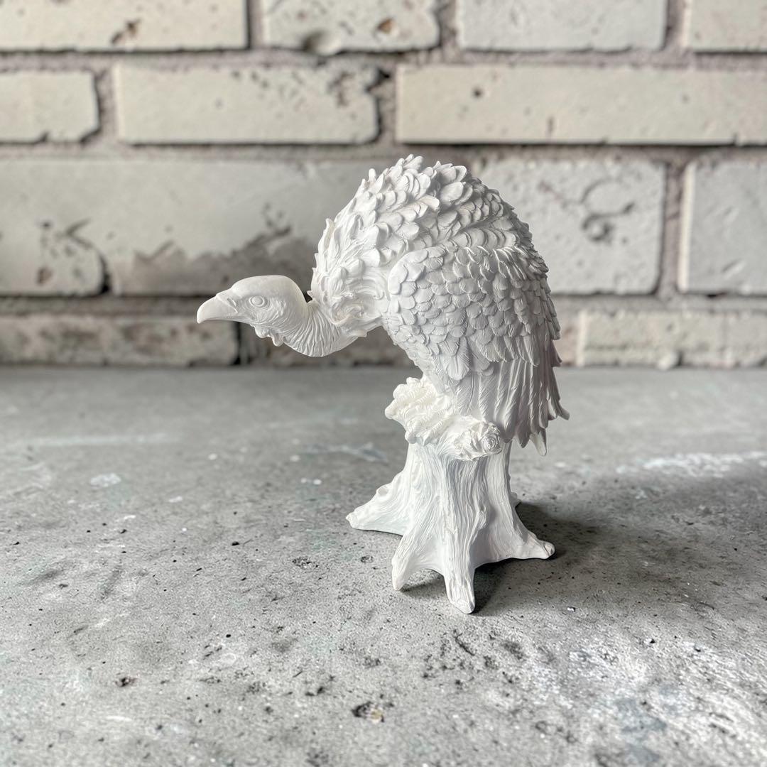 Francfranc大型石膏像　鷹　鷲　鳥　白　モダンインテリア