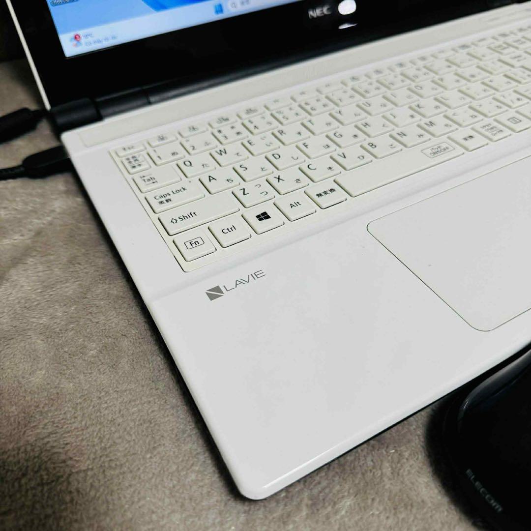 S241 NECノートパソコンSSDメモリ8G高速Windows11オフィス付き