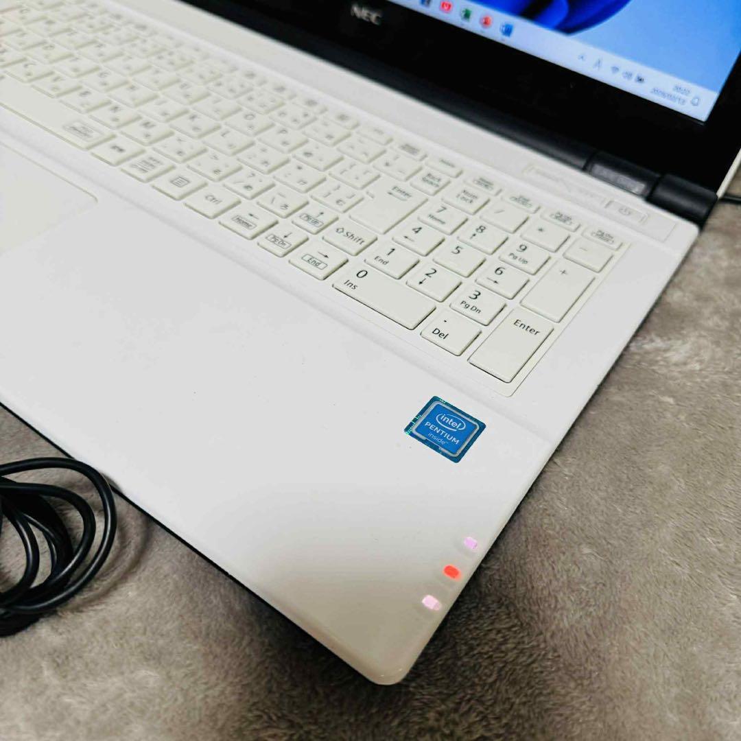 S241 NECノートパソコンSSDメモリ8G高速Windows11オフィス付き