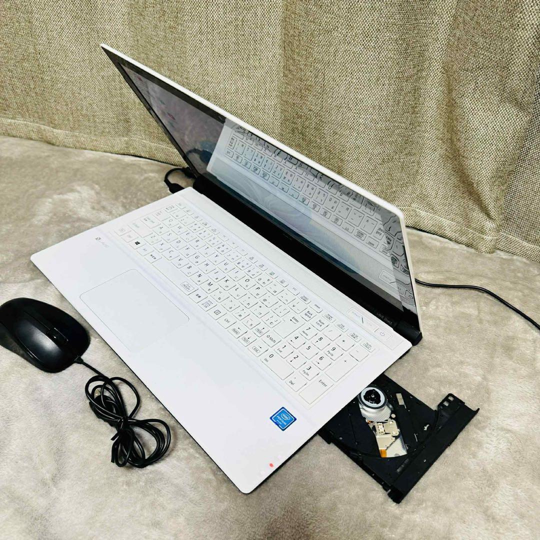 S241 NECノートパソコンSSDメモリ8G高速Windows11オフィス付き