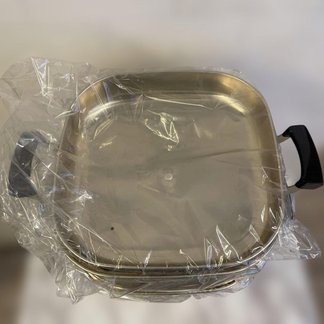 蒸し器　角蒸二重　26cm 理研軽金属工業　三段