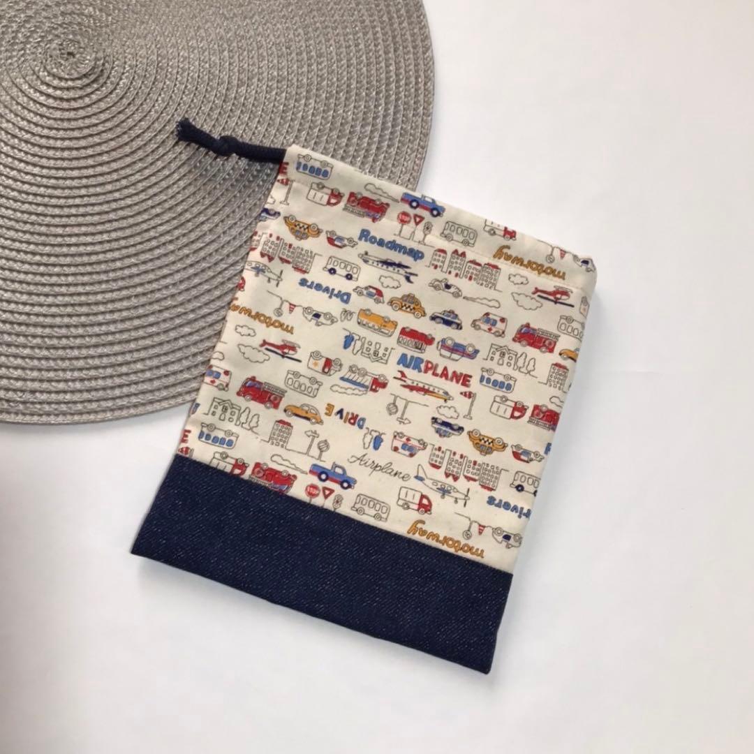 【専用ページ】レッスンバッグ　体操服入れ　上履き入れ等6点　車　ハンドメイド