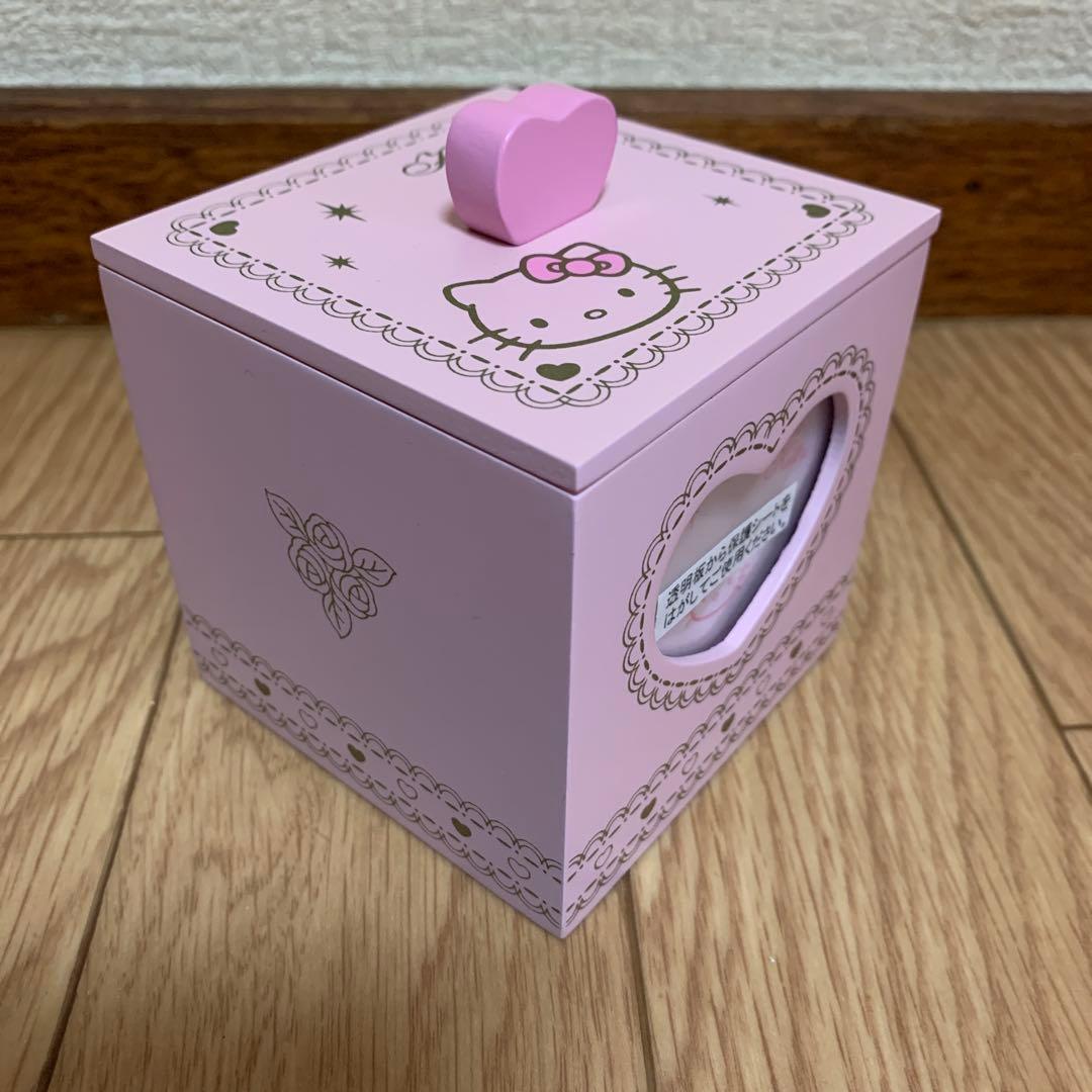 【2007年サンリオオリジナル新品】ハローキティ 木製小物入れ 非売品