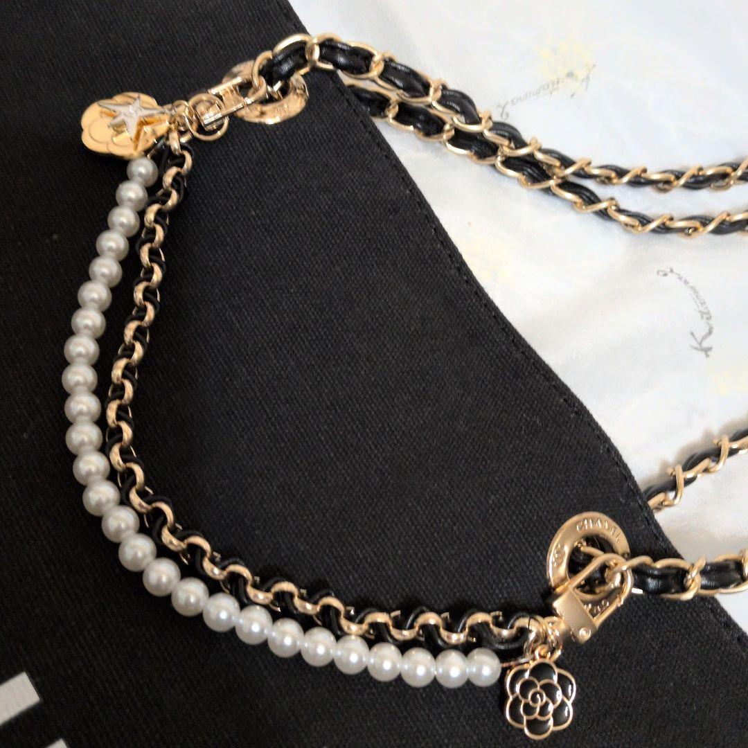 新品未使用　CHANELノベルティショルダートートバッグ　チャーム付き