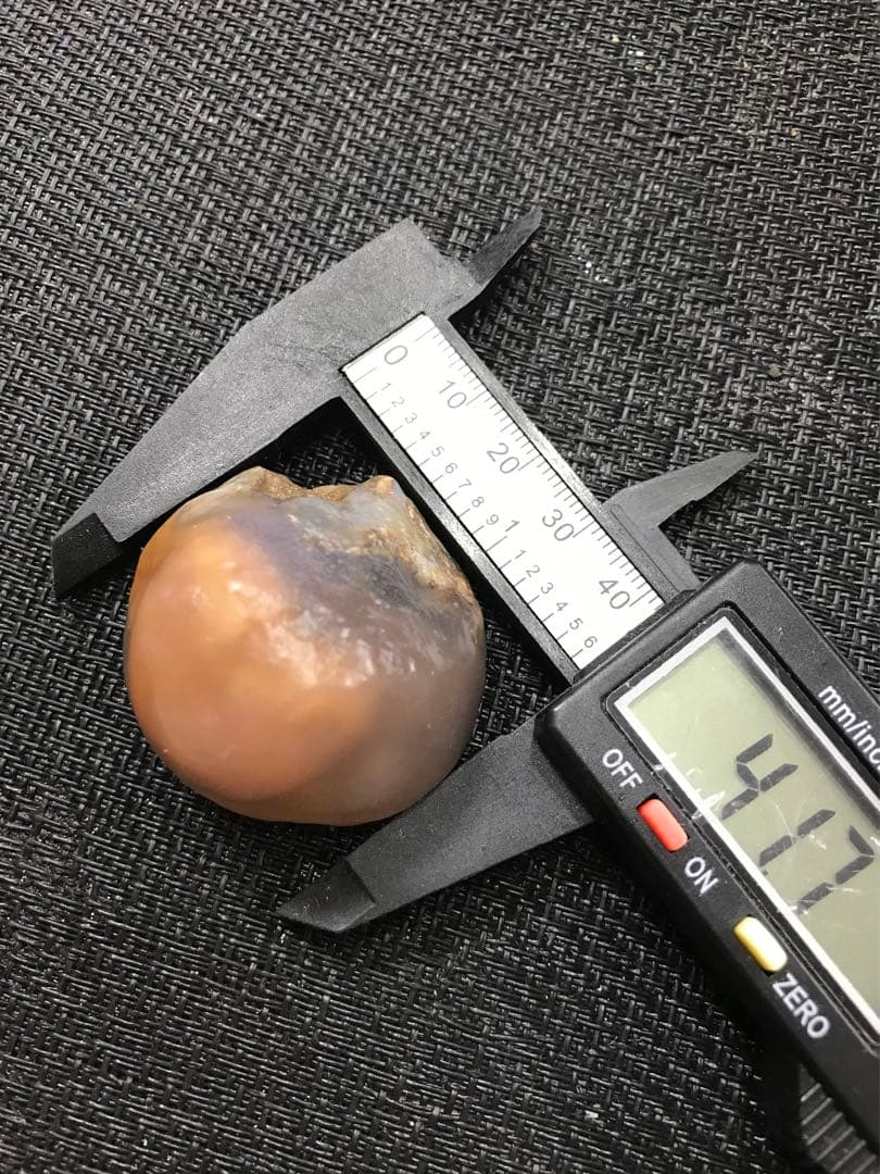 ゴビ石−1271 ゴビ瑪瑙　原石　オレンジ色