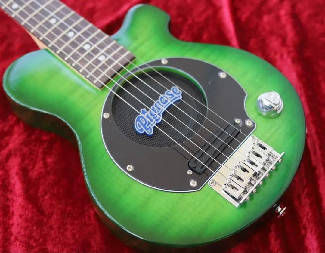 美品 メンテ済 限定カラー PIGNOSE PGG-200 アンプ内蔵ミニギター