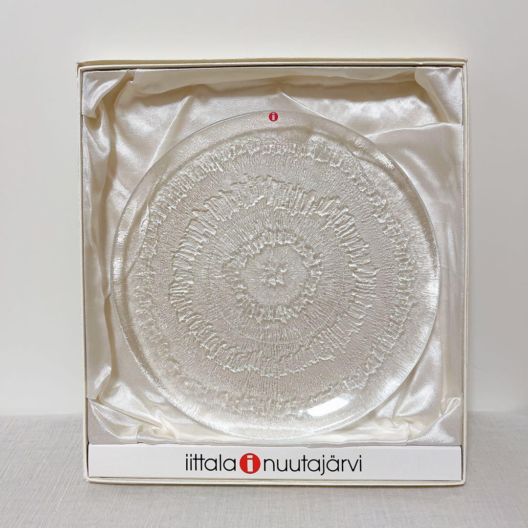 希少 ガラス 大皿 プレート【新品】 solaris 廃盤