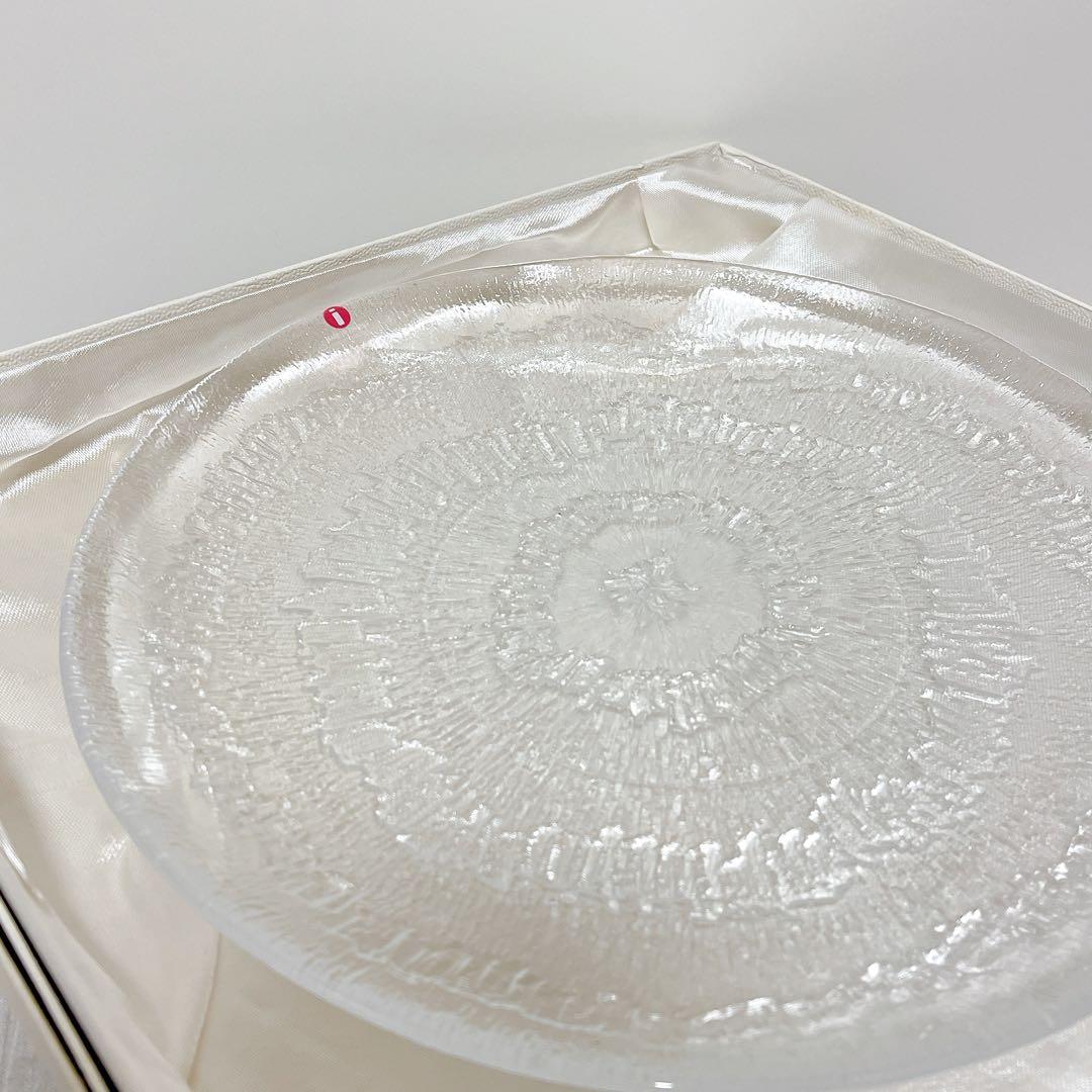 希少 ガラス 大皿 プレート【新品】 solaris 廃盤