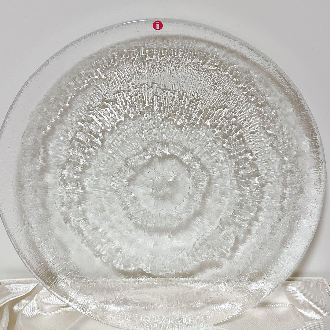 希少 ガラス 大皿 プレート【新品】 solaris 廃盤