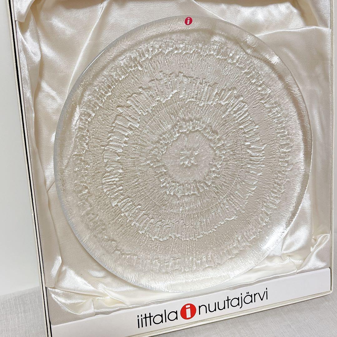 希少 ガラス 大皿 プレート【新品】 solaris 廃盤