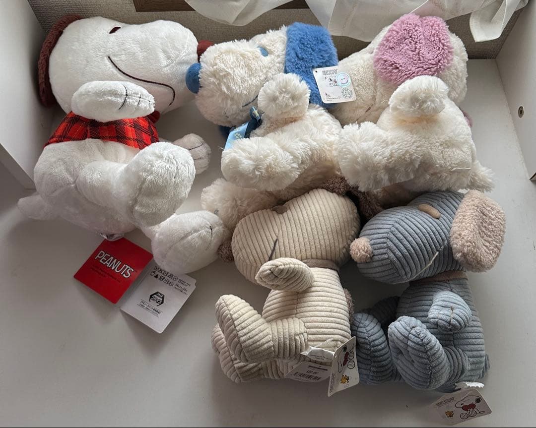 SNOOPY スヌーピーぬいぐるみ 8点まとめ売り