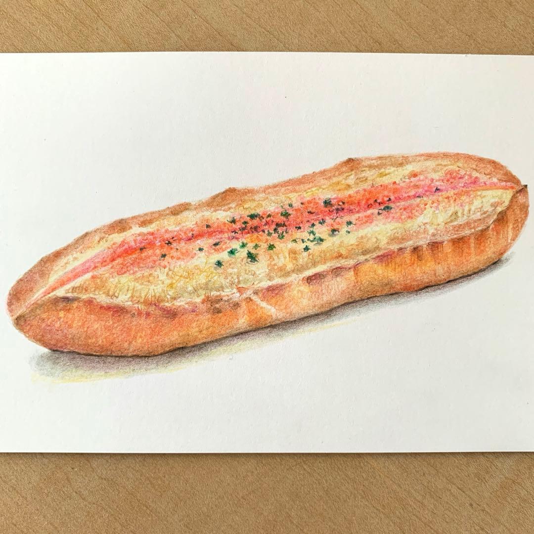 ktkです　色鉛筆画　手描き原画　7点