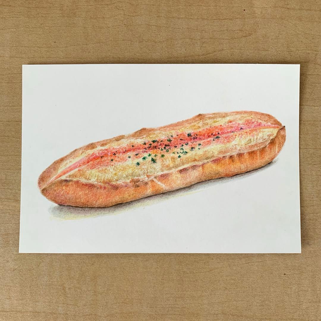 ktkです　色鉛筆画　手描き原画　7点