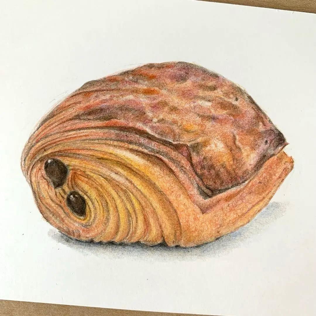ktkです　色鉛筆画　手描き原画　7点