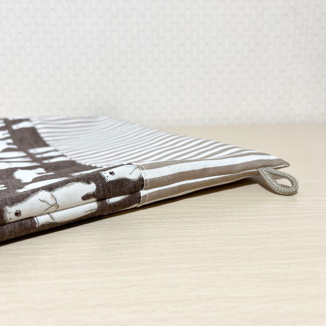 A37.＊はなmama＊入園入学5点セット／裏地付き／しろくまブラウン