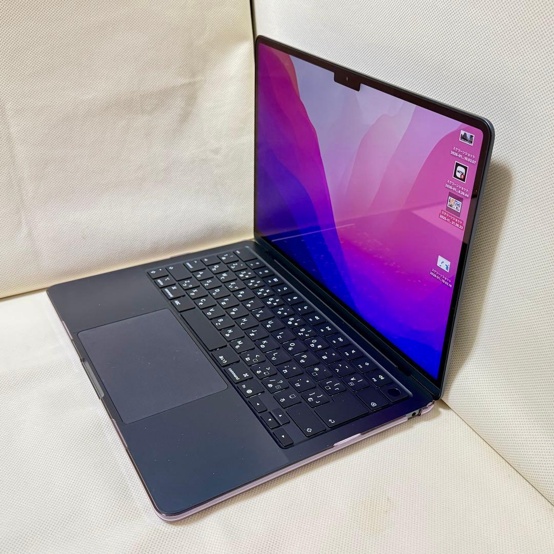 【美品】Apple M4 MacBook Air 32GB 1TB ミッドナイト