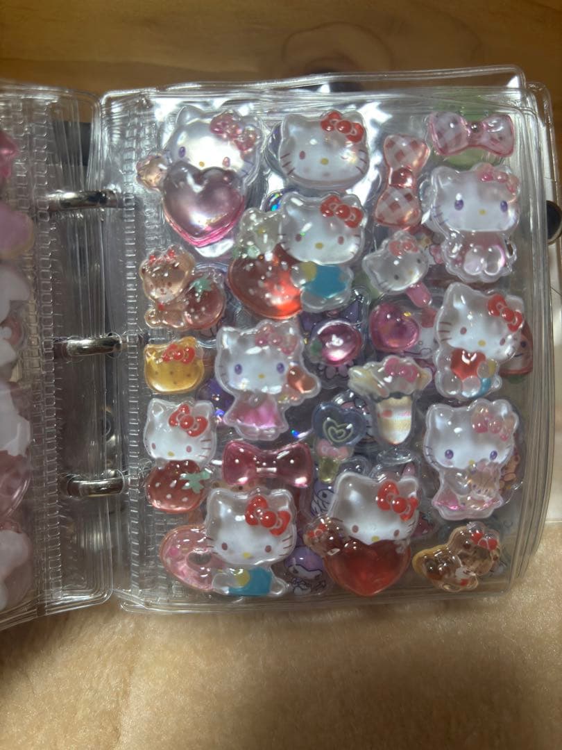 シール手帳　完成セット　ボンボンドロップシール ウォーターシール