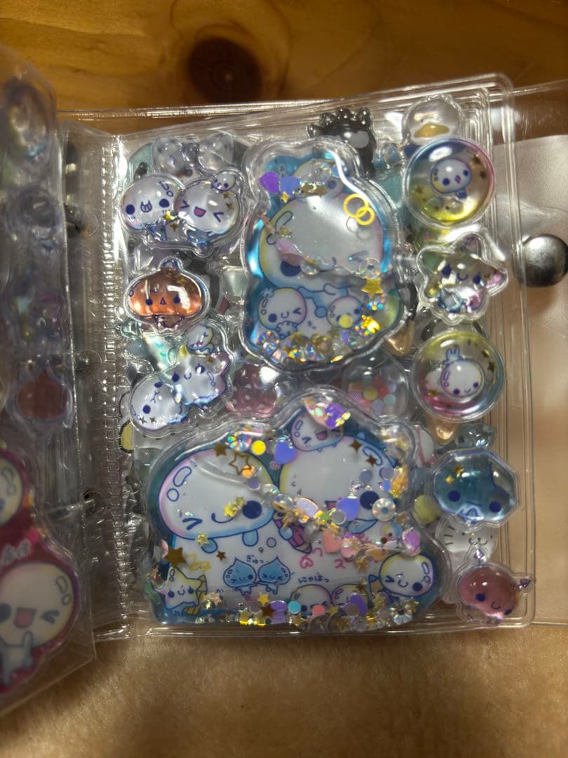 シール手帳　完成セット　ボンボンドロップシール ウォーターシール