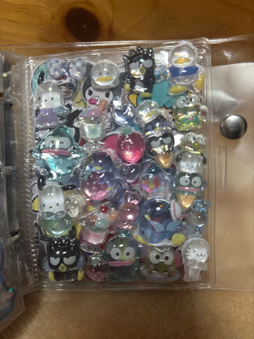 シール手帳　完成セット　ボンボンドロップシール ウォーターシール