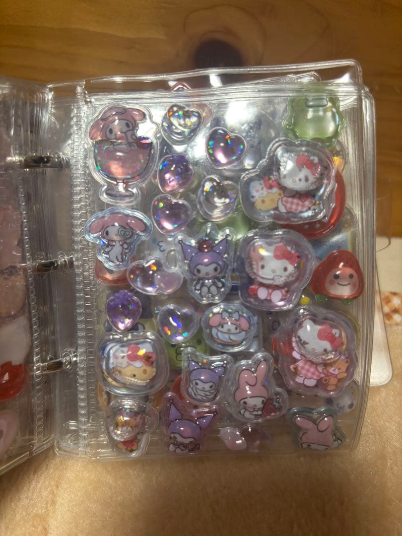 シール手帳　完成セット　ボンボンドロップシール ウォーターシール