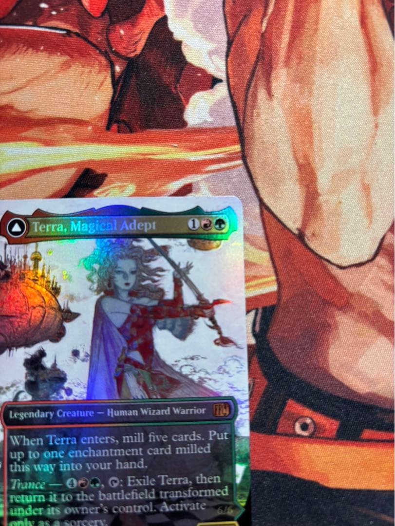 魔導戦士、ティナ　幻獣の血を引く少女、ティナ　ボーダーレス　天野喜孝