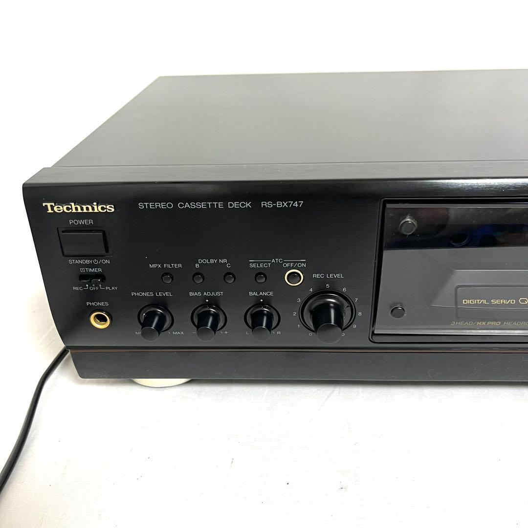 Technics 3ヘッド カセットデッキ RS-BX747テクニクス
