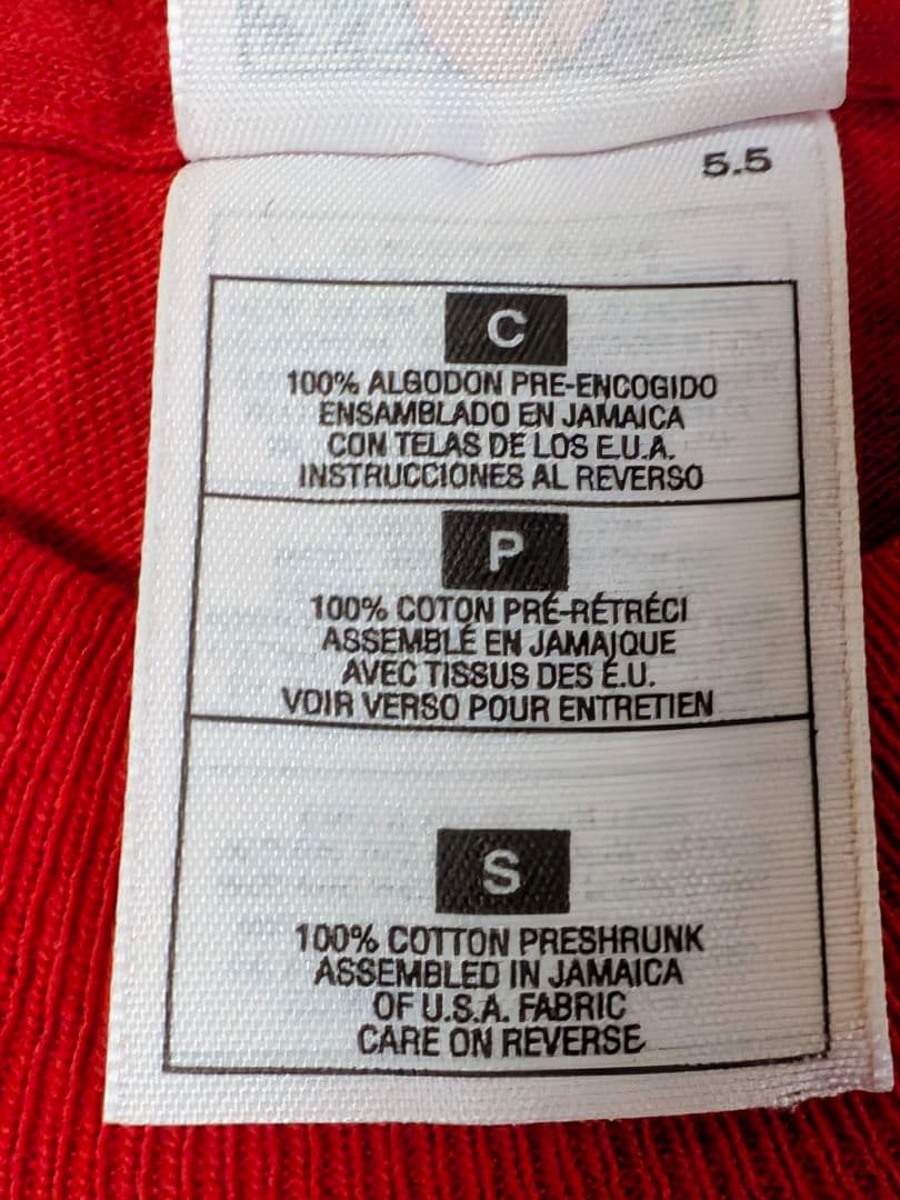 90s 黒夢　Ｔシャツ　1998年 BLACK GARAGE ツアー　Ｓ　レッド