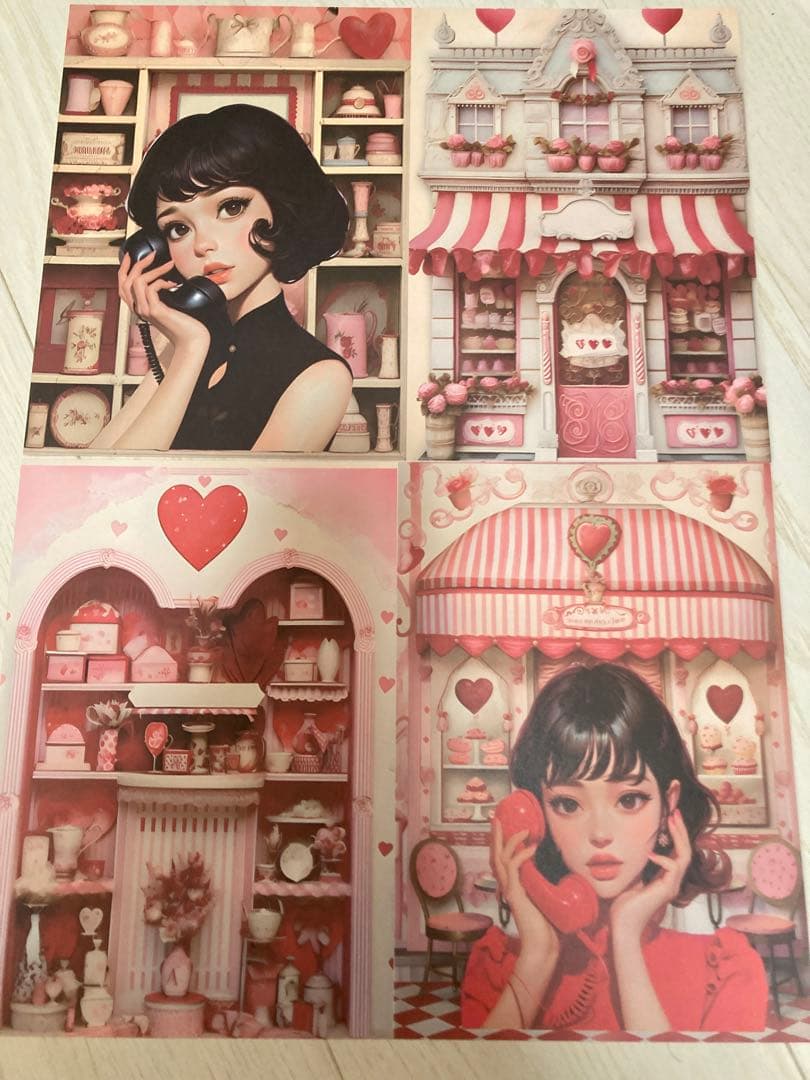 デザインペーパー収納ボックス 素材詰め合わせ