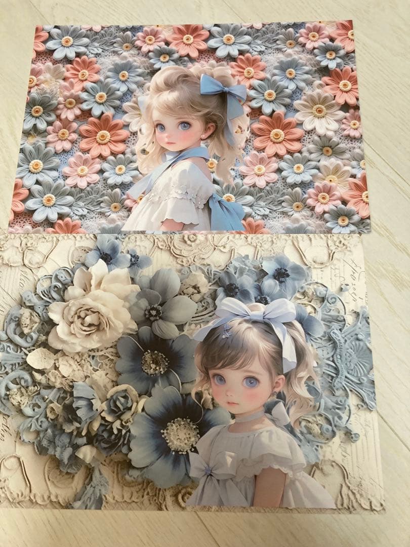 デザインペーパー収納ボックス 素材詰め合わせ