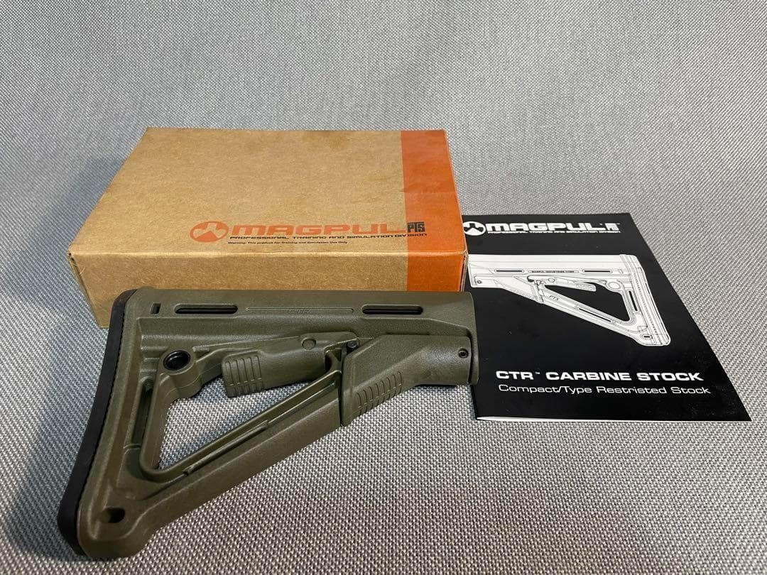 稀少【MAGPUL】PTS　CTR　ストック　OD　《残り在庫1点》