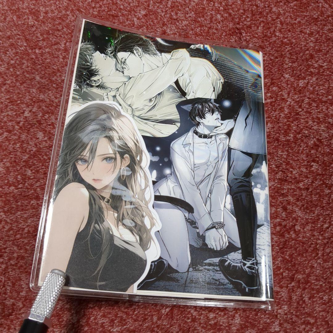 2026カレンダー手帳(BL柄）♡コラージュ素材おすそ分け♡♡2点セット！