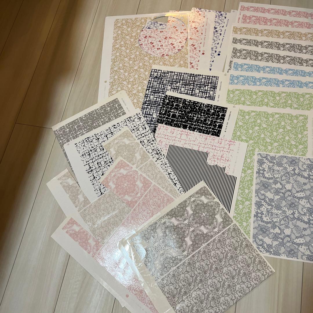 総額3万越え　転写紙　ポーセラーツ　まとめ売り